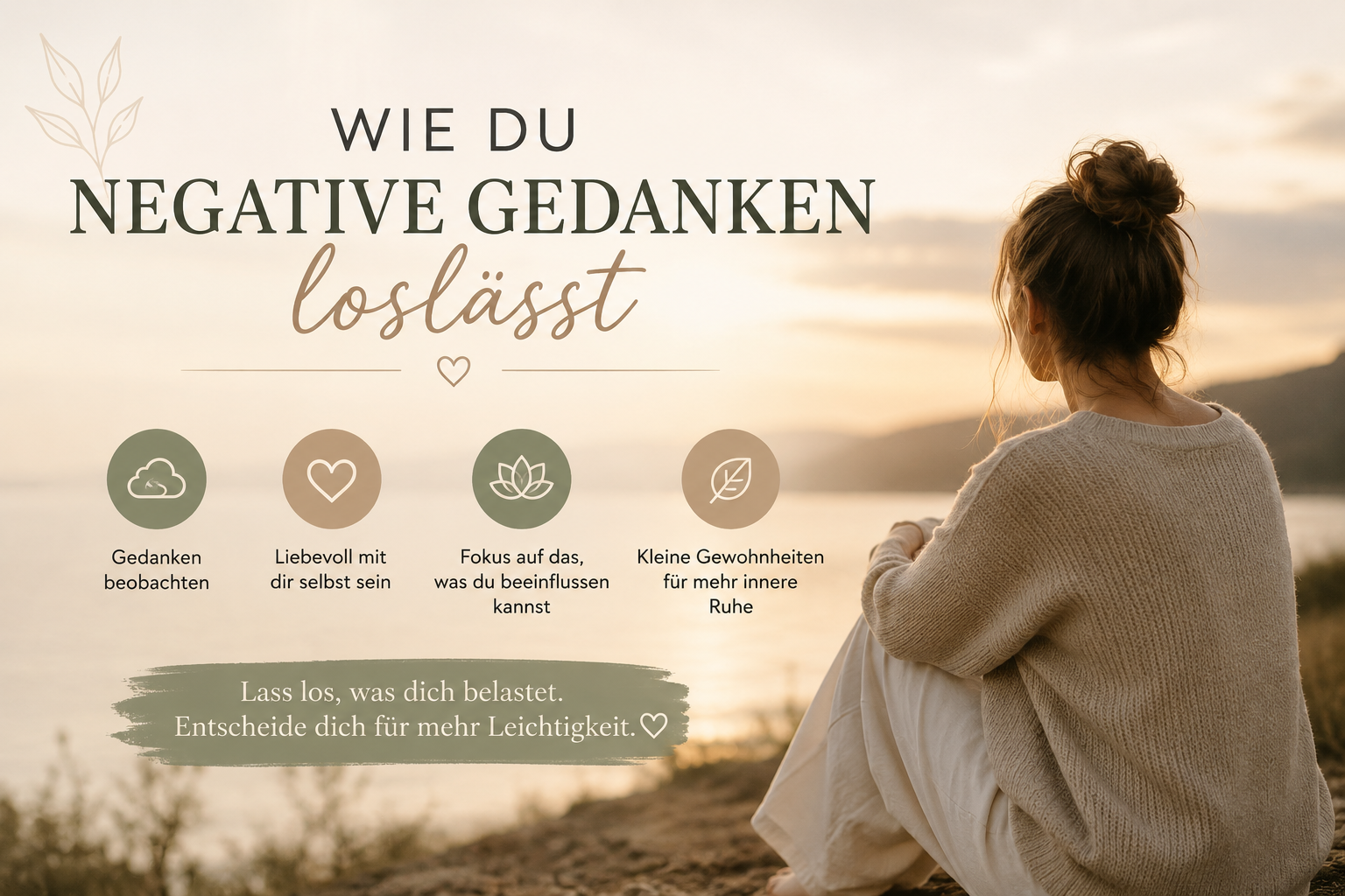 Wie du negative Gedanken loslässt
