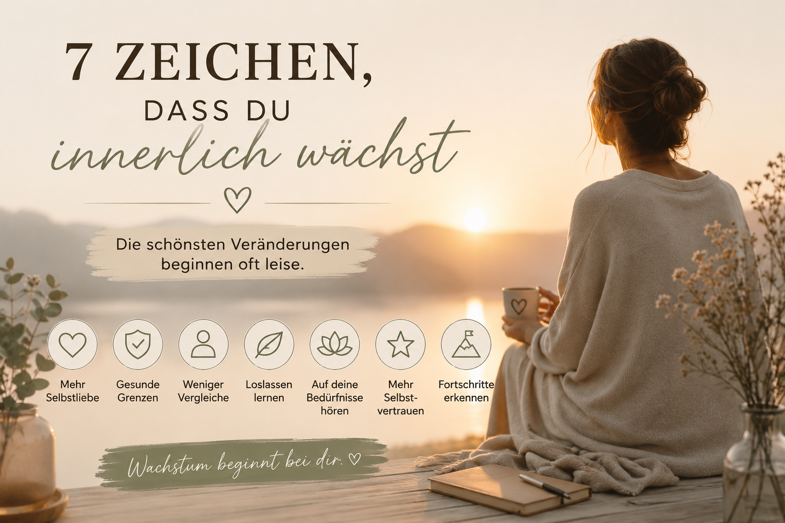7 Zeichen, dass du innerlich wächst