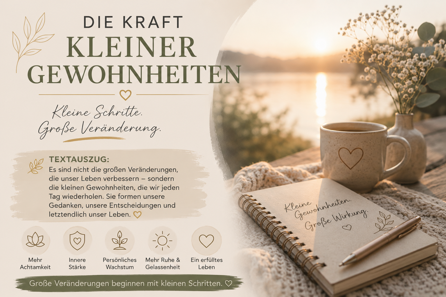 Die Kraft kleiner Gewohnheiten